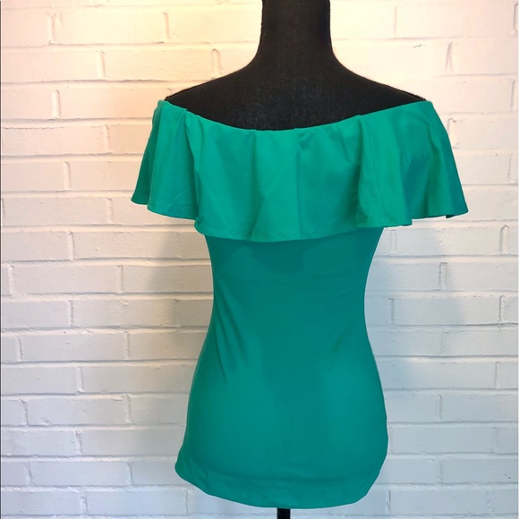 Susana Monaco Ruffle Off Shoulder Top - Picture 5 of 6